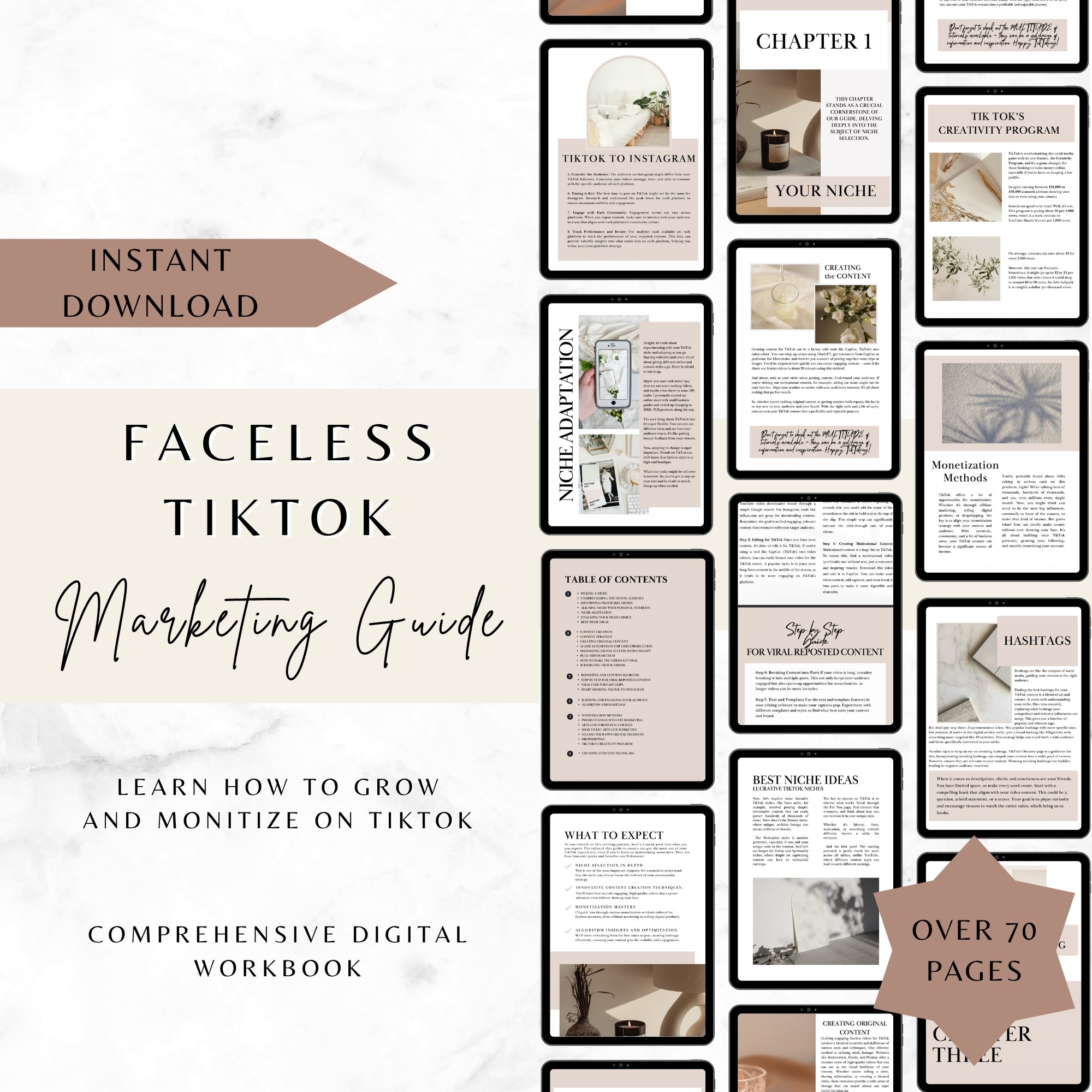 The Ultimate Faceless TikTok Marketing Guide | Build, Grow & Monetize a TikTok Account Without Showing Your Face