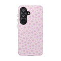 Pink Floral Tough Phone Case — Cute Pastel Protective Cover