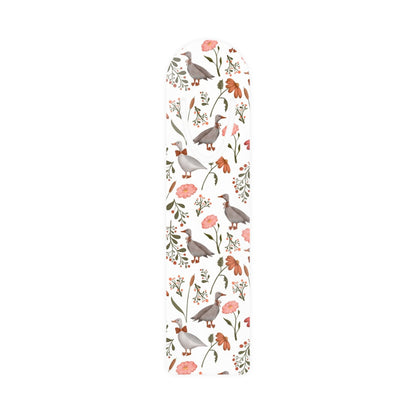 Floral Bird Stainless Steel Bookmark — Vintage Garden Reading Clip